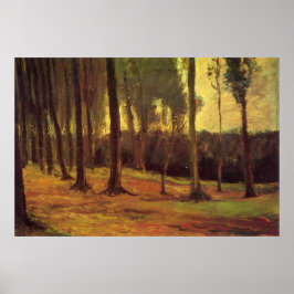 Póster Borde de un bosque por Vincent van Gogh