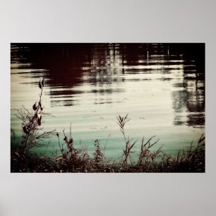 Póster Borde del agua