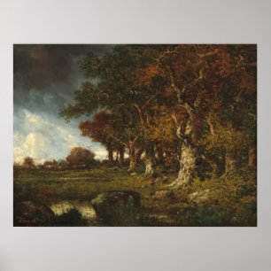 Póster Borde del bosque - Bella Artes de la Diaz de la Pe