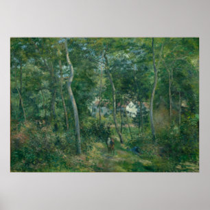 Póster Borde del bosque por Camille Pissarro