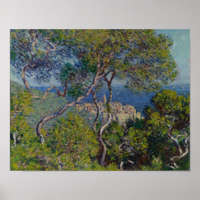Póster Bordighera 1884 Claude Monet (Frente)