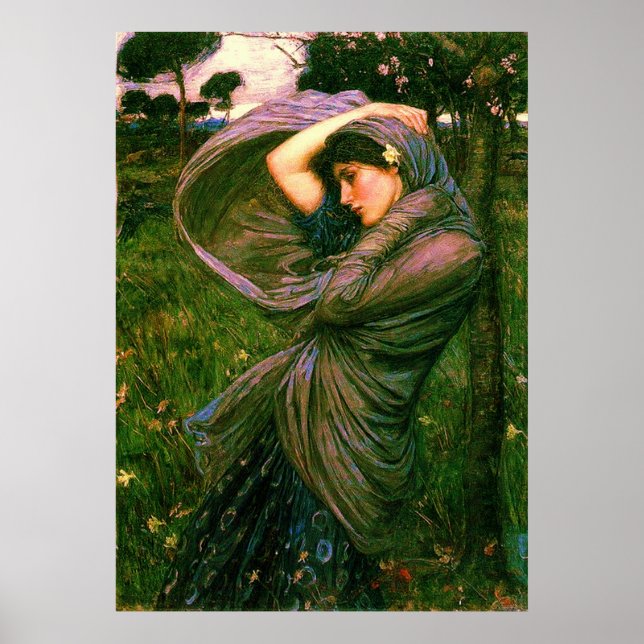 Póster Boreas (1902)~ Bella Artes Canvas (Frente)