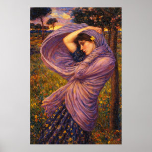 Póster Boreas de John William Waterhouse