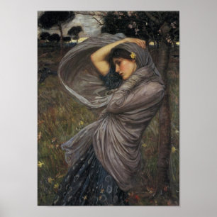 Póster Boreas - John William Waterhouse