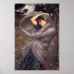 Póster BoREAs, por John William Waterhouse, 1903