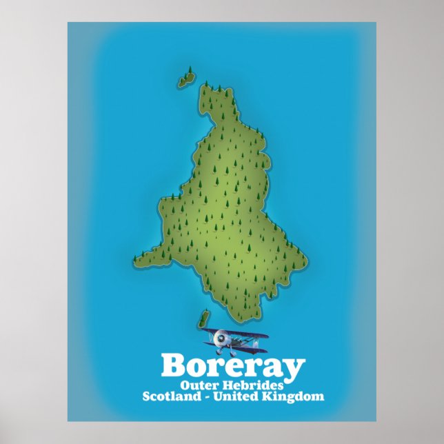 Póster Boreray Outer Hebrides Scotland Reino Unido (Frente)