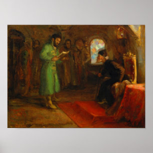 Póster Boris Godunov con Iván el Terrible