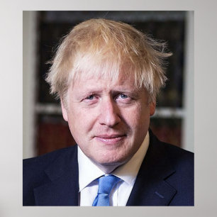 PÓSTER BORIS JOHNSON PRIMER MINISTRO BRITÁNICO