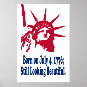 Póster Born on July 4, 1776 Print