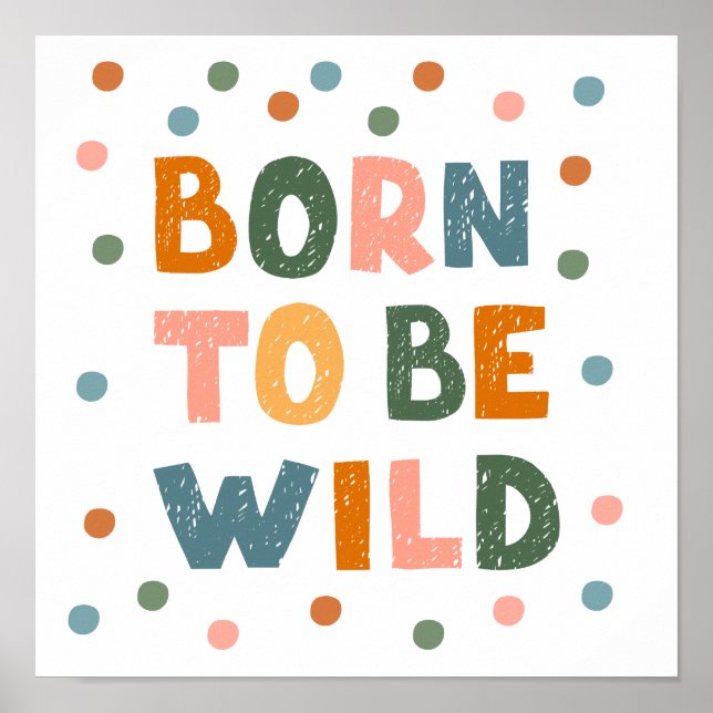 Póster Born To Be Wild (Frente)
