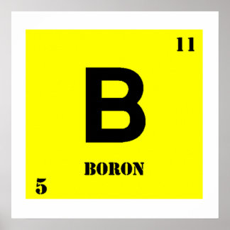 Póster Boron