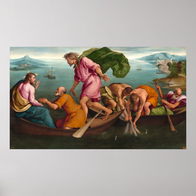 Póster Borrador de peces - Poster Bella Artes Jacopo Bass (Frente)