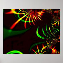 Borrador; hojas verdes y curvas amarillas de color