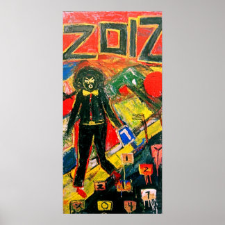 Póster Borrador negro 2012