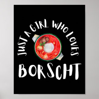 Póster Borschtsch Remolacha Borscht Ucraniano 1