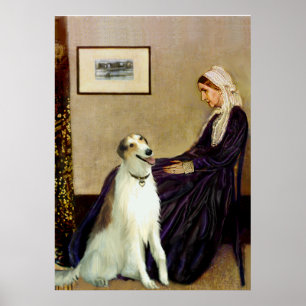Póster Borzoi - Madres silvestres