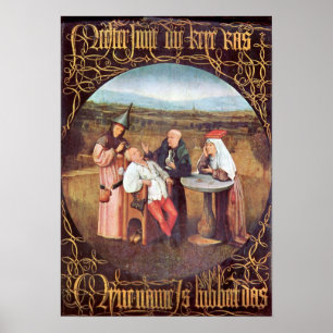 Póster Bosch-La curación de la locura