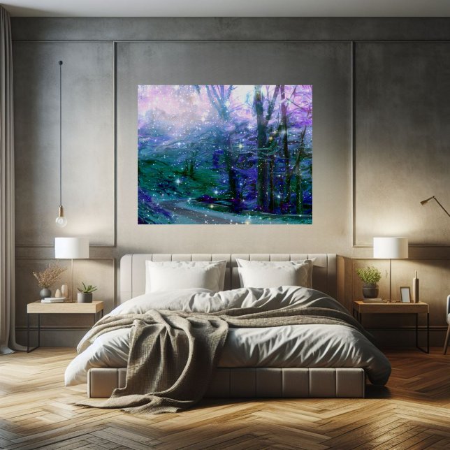 Póster Bosque abstracto soñador místico (Subido por el creador)