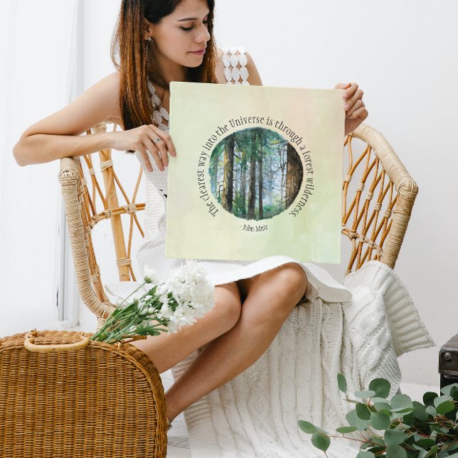 Póster Bosque acuático de citas de muir (Subido por el creador)