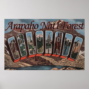 Póster Bosque Arapaho Nat'l, Colorado