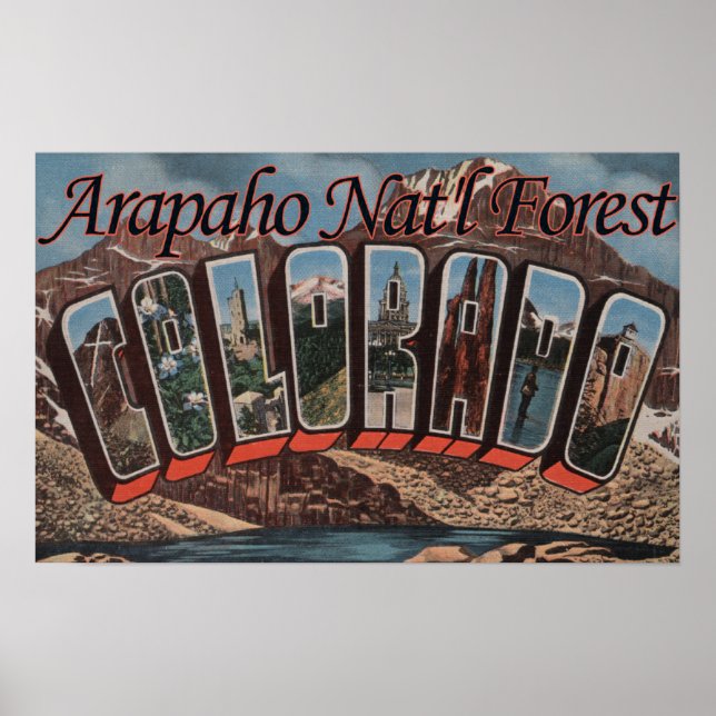 Póster Bosque Arapaho Nat'l, Colorado (Frente)