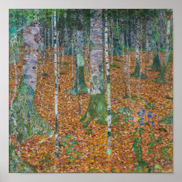 Póster Bosque Birch | Gustav Klimt |