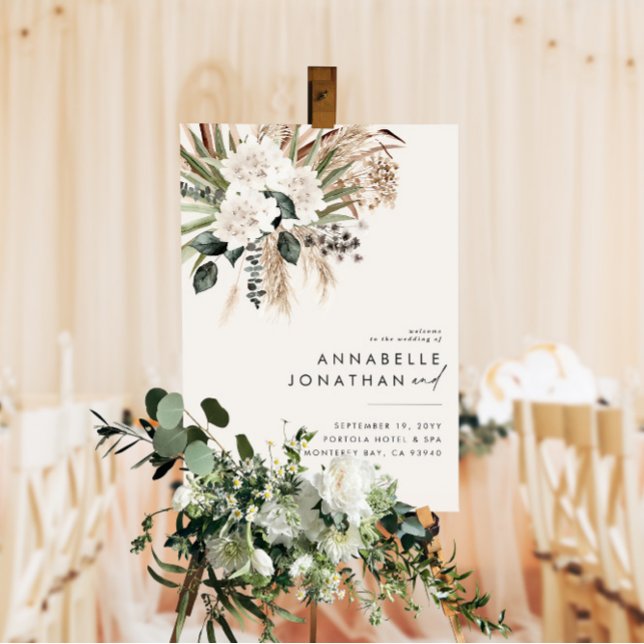 Póster Bosque botánico natural bohemio moderno y elegante (Subido por el creador)