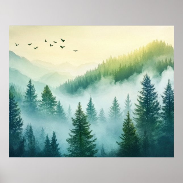 Póster Bosque Brumoso (Frente)