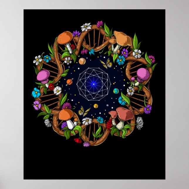 Póster Bosque de ADN (Frente)