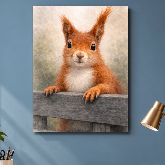 Póster Bosque de Ardilla Roja Fauna (Subido por el creador)