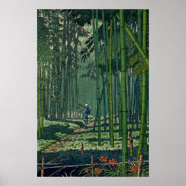 Póster Bosque de Bambú de la saga Fujishima Takeji