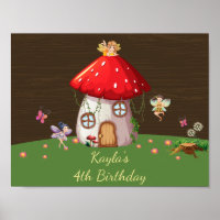 Bosque de bosques, cumpleaños de hadas