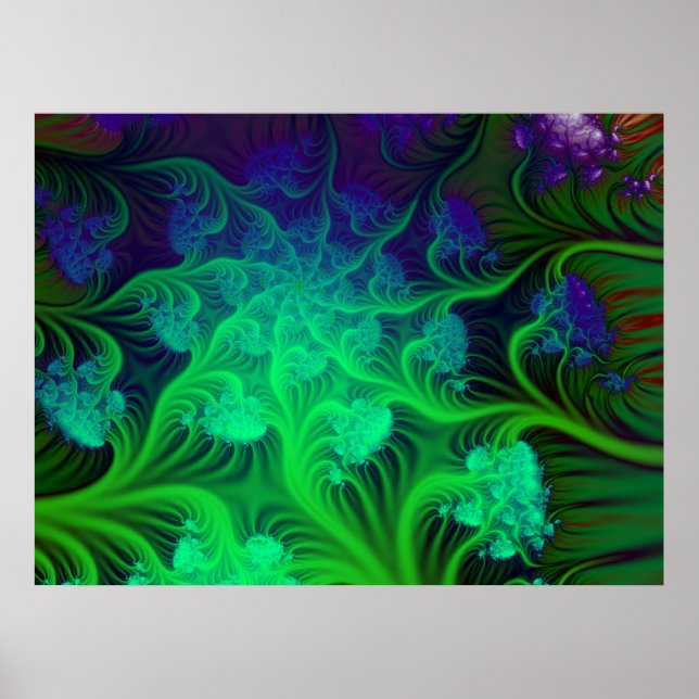 Póster bosque de broccolli (Frente)