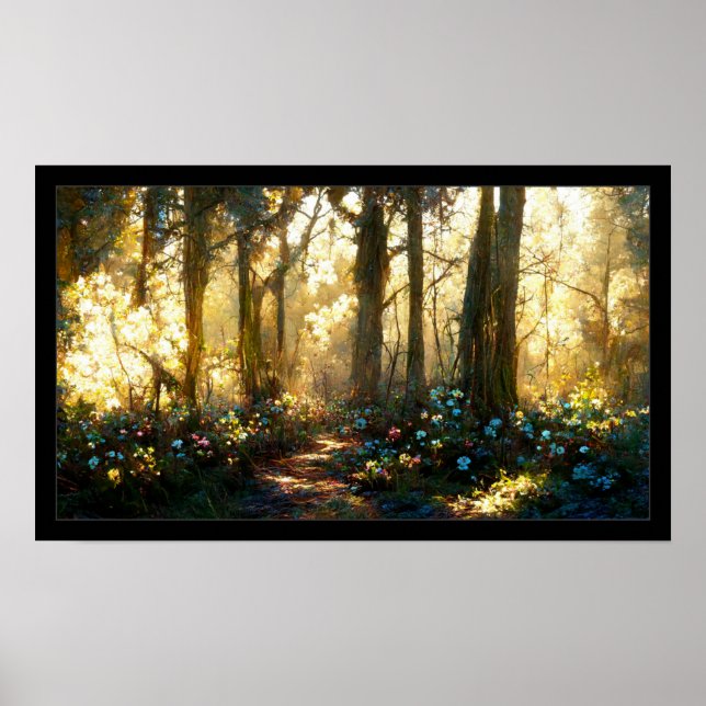 Póster Bosque de fantasía 3 (Frente)