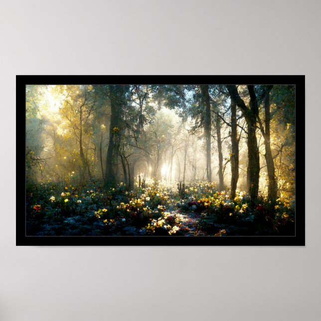 Póster Bosque de fantasía 5 (Frente)