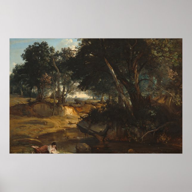 Póster Bosque de Fontainebleau (Frente)
