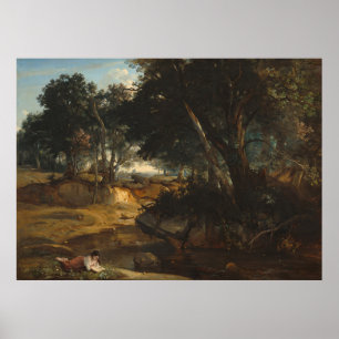 Póster Bosque de Fontainebleau