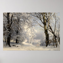 Póster Bosque de Invierno