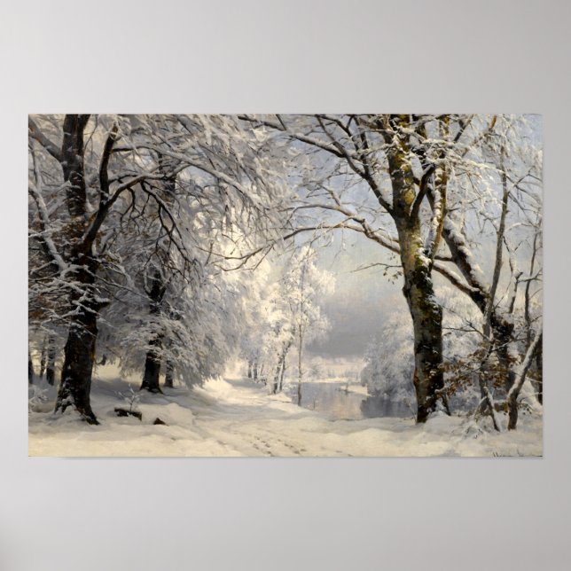 Póster Bosque de Invierno (Frente)