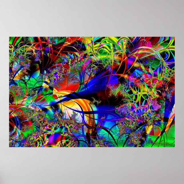 Póster Bosque de lluvia (Frente)