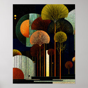 Póster Bosque de Medianoche #11 - Descarga Digital 4x5