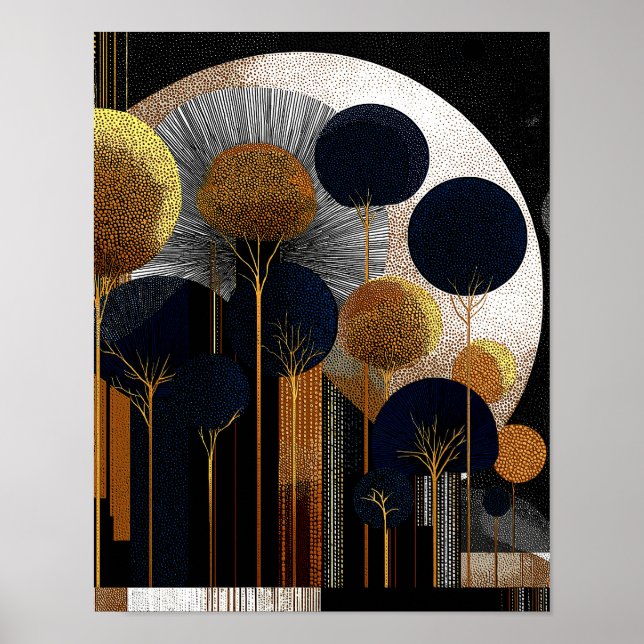 Póster Bosque de Medianoche #12 - Descarga Digital 4x5x (Frente)