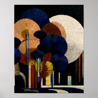 Póster Bosque de Medianoche #13 - Descarga Digital 4x5