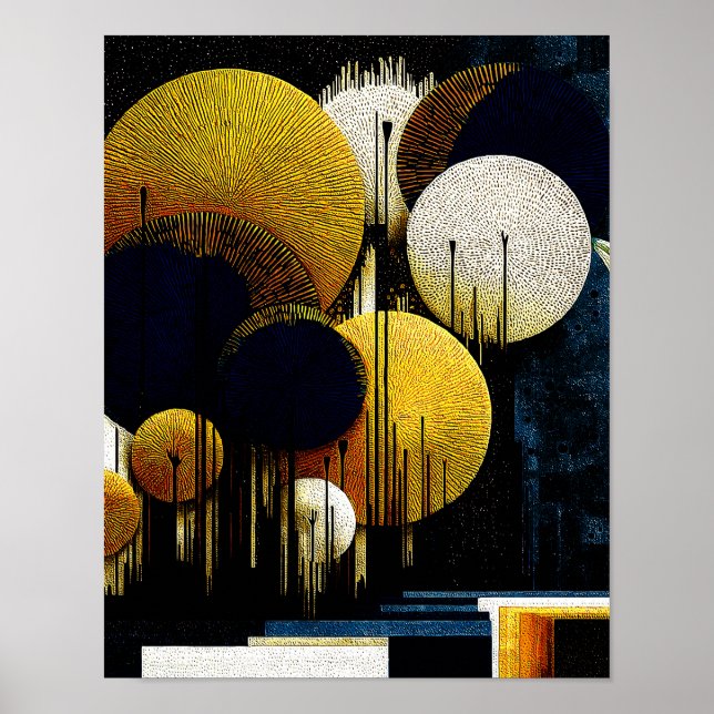 Póster Bosque de Medianoche #14 - Descarga Digital 4x5 (Frente)