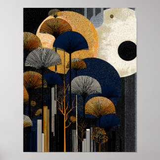 Póster Bosque de Medianoche #2 - Descarga Digital 4x5