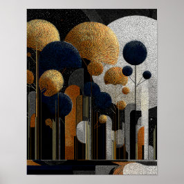 Póster Bosque de Medianoche #9 - Descarga Digital 4x5