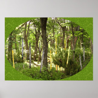 Póster Bosque de Oboe