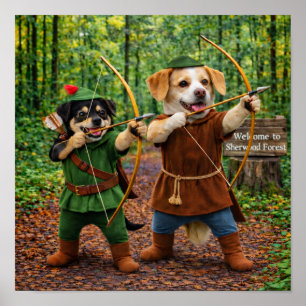 Póster "Bosque de Sherwood"