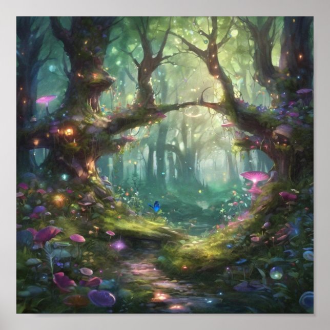 Póster Bosque Encantado (Frente)