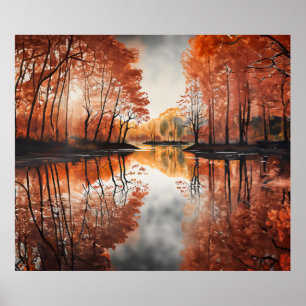 Póster Bosque ferente